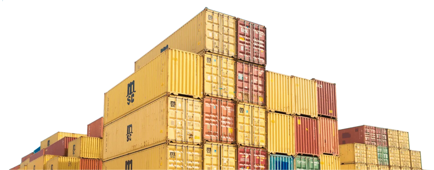 Image of Containers pile
